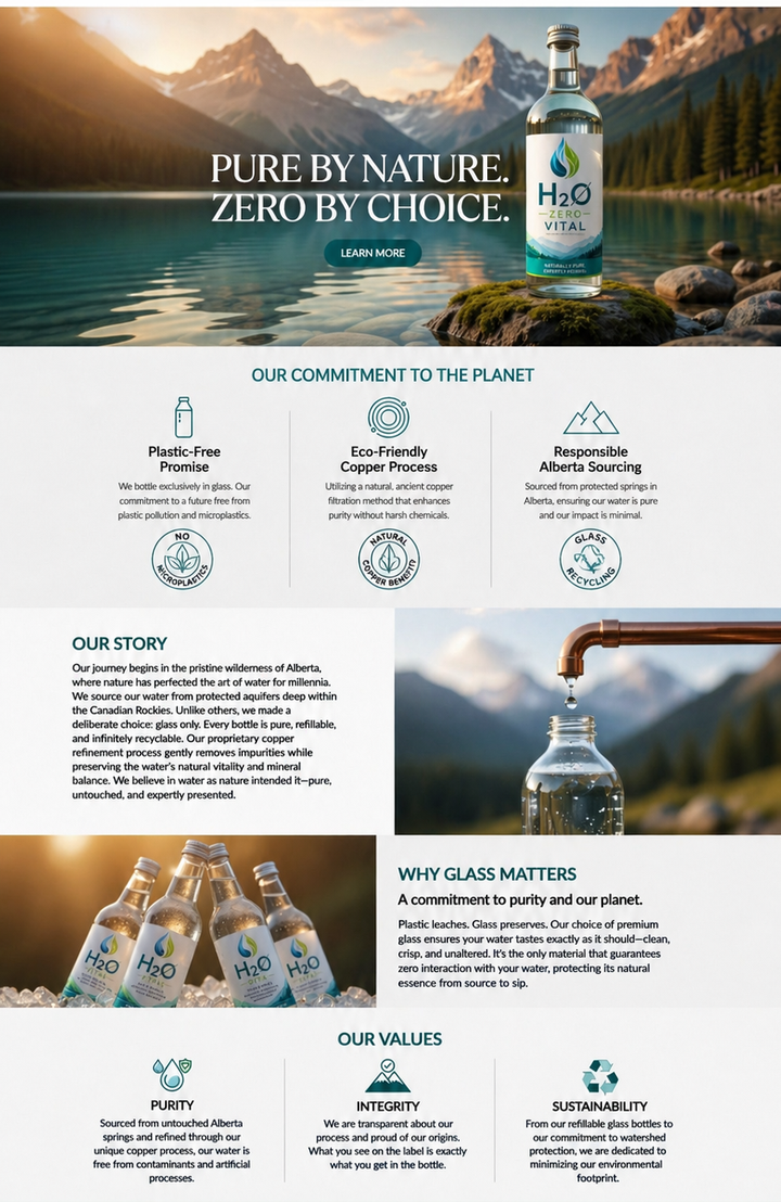 H2Ø ZERO VITAL | Process